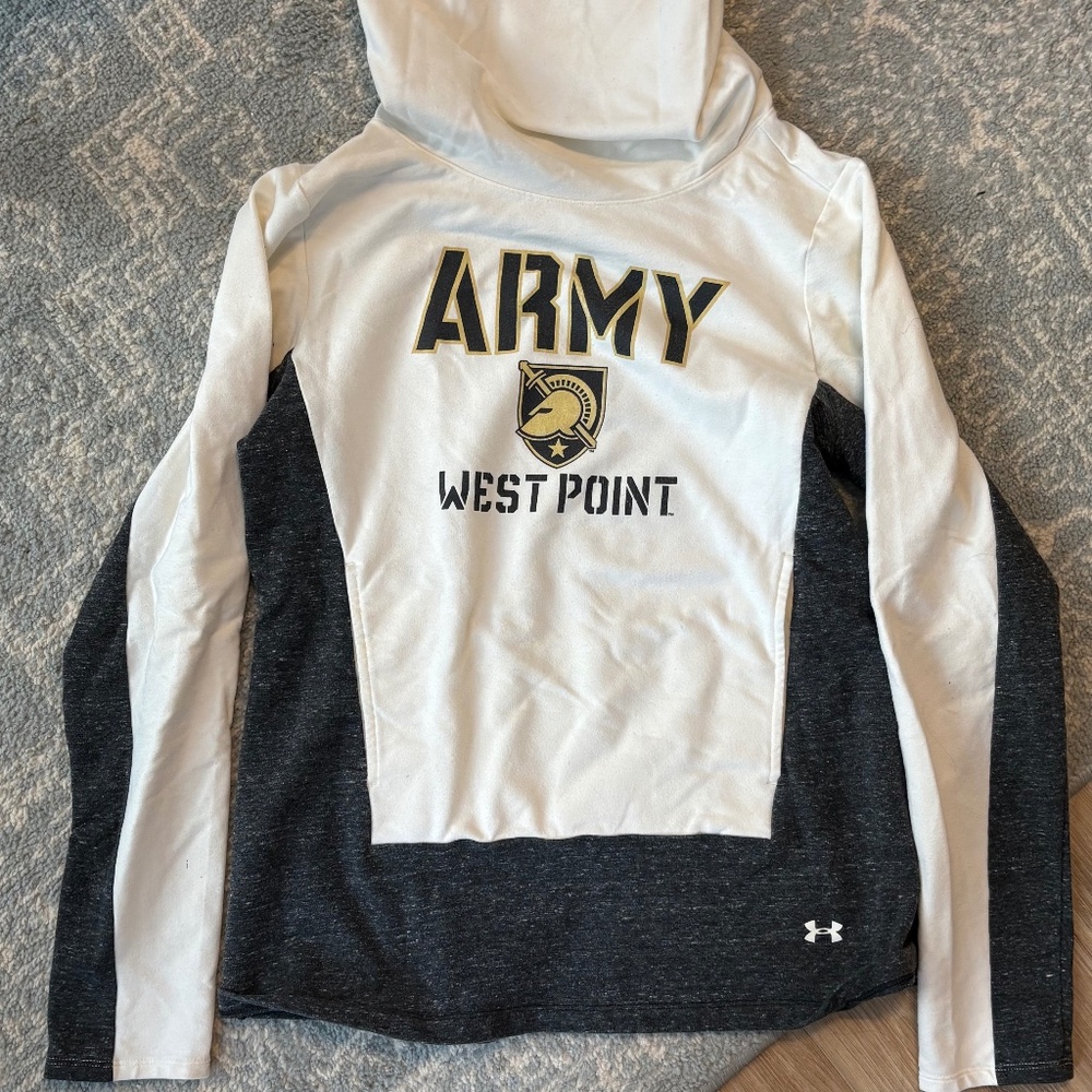 Women’s Under Armor Army West Point Long Sleeve Hoodie Sweatshirt